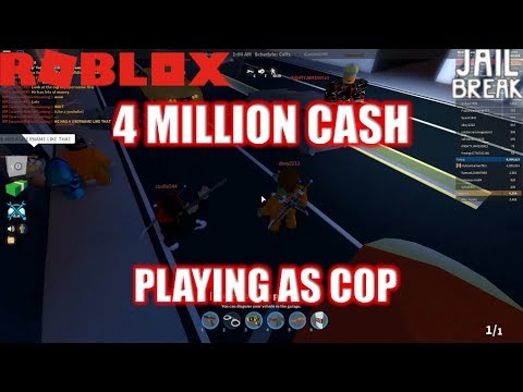 Roblox Jailbreak Grinding To 4 Million Cash Youtube - roblox jailbreak cash grind and more games live gaiia