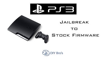 how to restore jailbreak ps3 to original firmware | Revert PS3 to Stock firmware | DIY Bro
