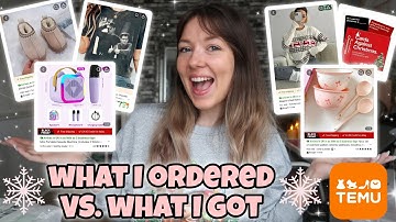 HUGE TEMU HAUL | CHRISTMAS 2025 GIFT IDEAS + CLOTHING | WHAT I ORDERED VS WHAT I GOT