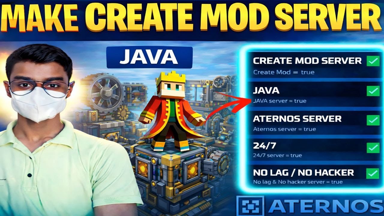 How To Make Create Mod Server in Aternos | How To Install Create Mod in Aternos Server