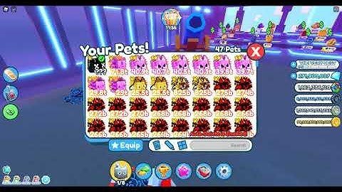 i hatched a huge hacked cat in Pet Simulator X!