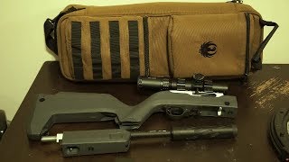 Suppressed Ruger 10/22 Takedown with a Twist (TacSol Barrel with SilencerCo Sparrow