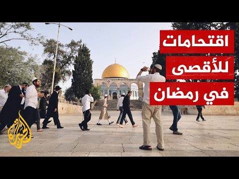 القدس.. اللحظات الأولى لاقتحام مستوطنين باحات المسجد الأقصى