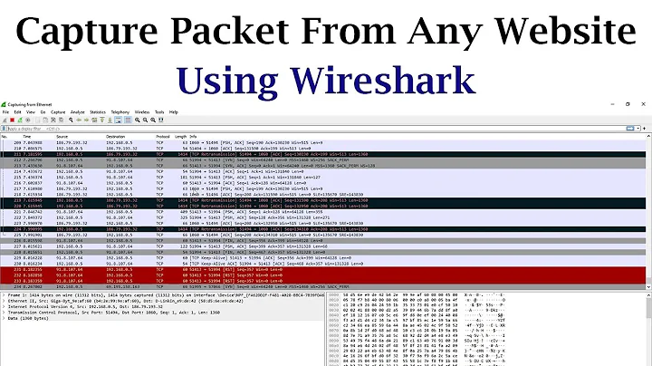 How To Capture Packets From Any Website Using Wireshark (TCP/UDP/IP, etc.)