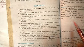 Ch-13 Ex-13.5 Q-1 Class 9 maths || Surface Areas and Volumes || full explanation || MQ Study