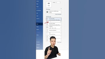 42  Cách in 2 mặt giấy cho máy in 1 mặt trên word #excel #Hocexcel #xemngaymeohay #Tinhocvanphong mp