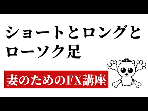 妻のためのFX講座 ショートとロングとローソク足