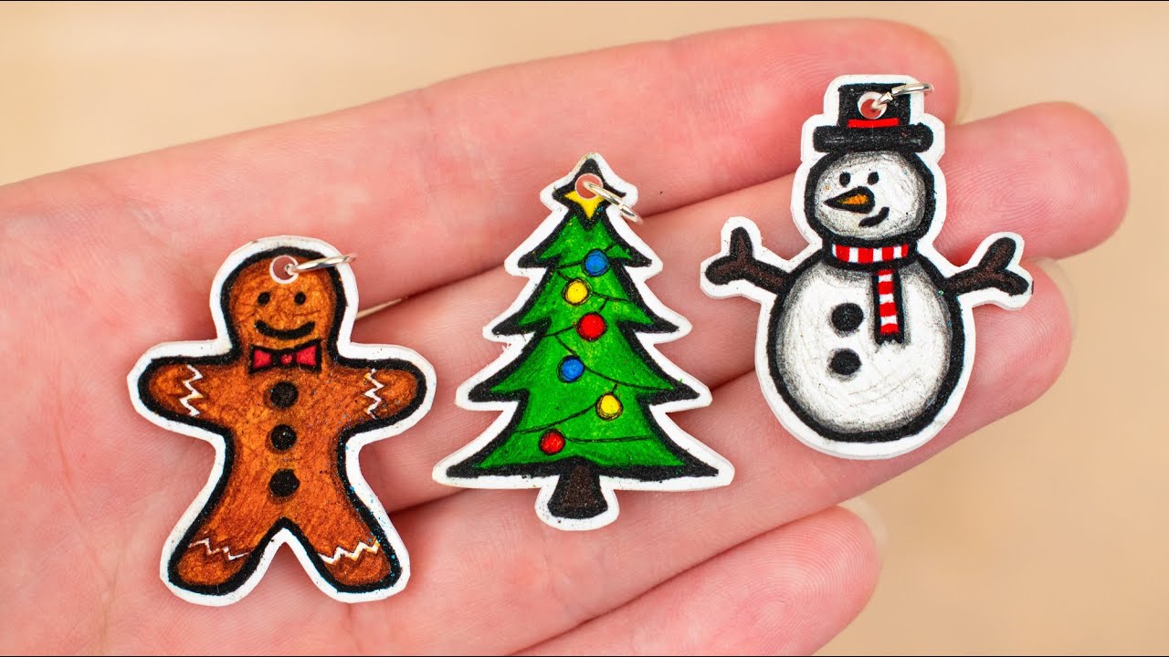 Printable shrink plastic gingerbread gift toppers for Curbly – makeandtell