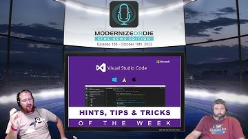 JavaScript (ES6) code snippets  - VSCode Hint Tip and Trick of the Week - 10/18/22 - Episode 168