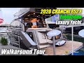 2020 cranchi e52f eviluzione luxury yacht  walkaround tour  2020 miami yacht show