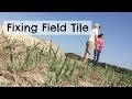 How we Fix  Field Tile using SoilMax Gold Digger & GPS   |   Vlog #38