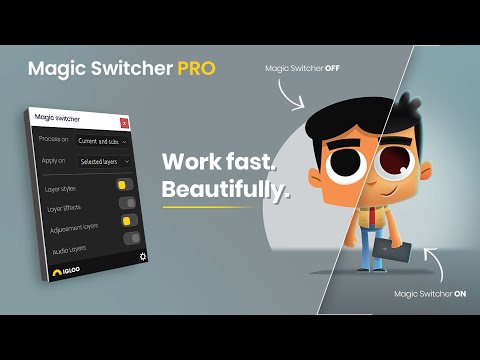 MAGIC SWITCHER PRO After Effects tool