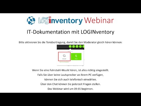 Webinar-Aufzeichnung: IT-Dokumentation mit LOGINventory