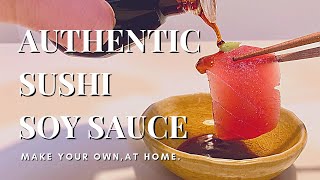 How to make hand made NIKIRI SHOYU【Recreate soy sauce served in highend sushi restaurants】煮切り醤油の作り方
