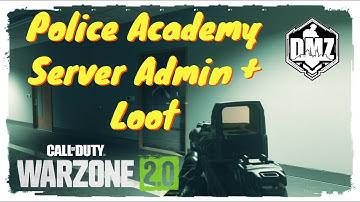 Police Academy Server Admin Key Location with Loot - DMZ Warzone 2.0
