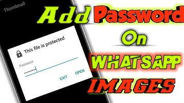 Add Password on your Images | How to put Password on images and send it to others | Dec 2019🔥