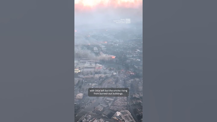 See The California Wildfire Destruction From Above