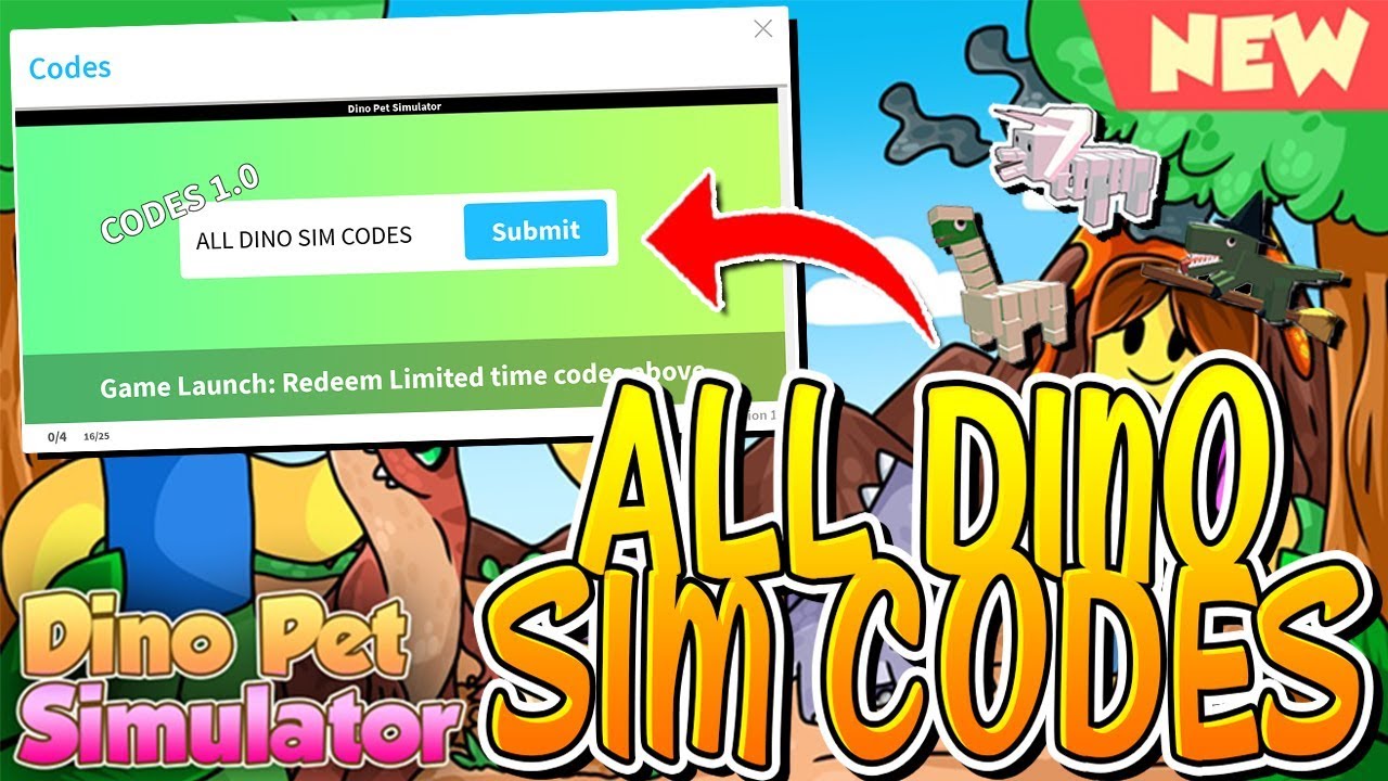 All Active Dino Pet Simulator Codes October 2018 Roblox Youtube