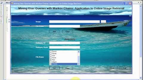 mining user query with markov chain: Application to online -2013 PASS IEEE Projects