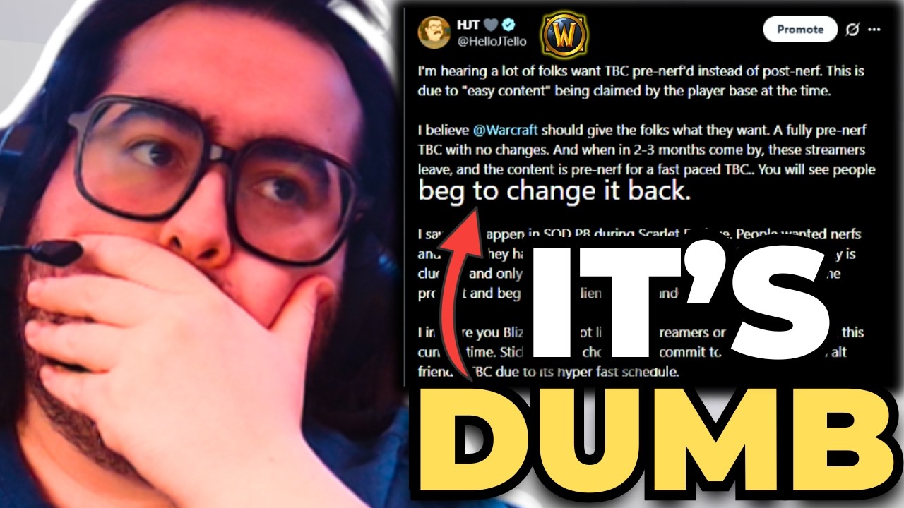 Everyone Wants Pre-Nerf TBC… Until They Get It