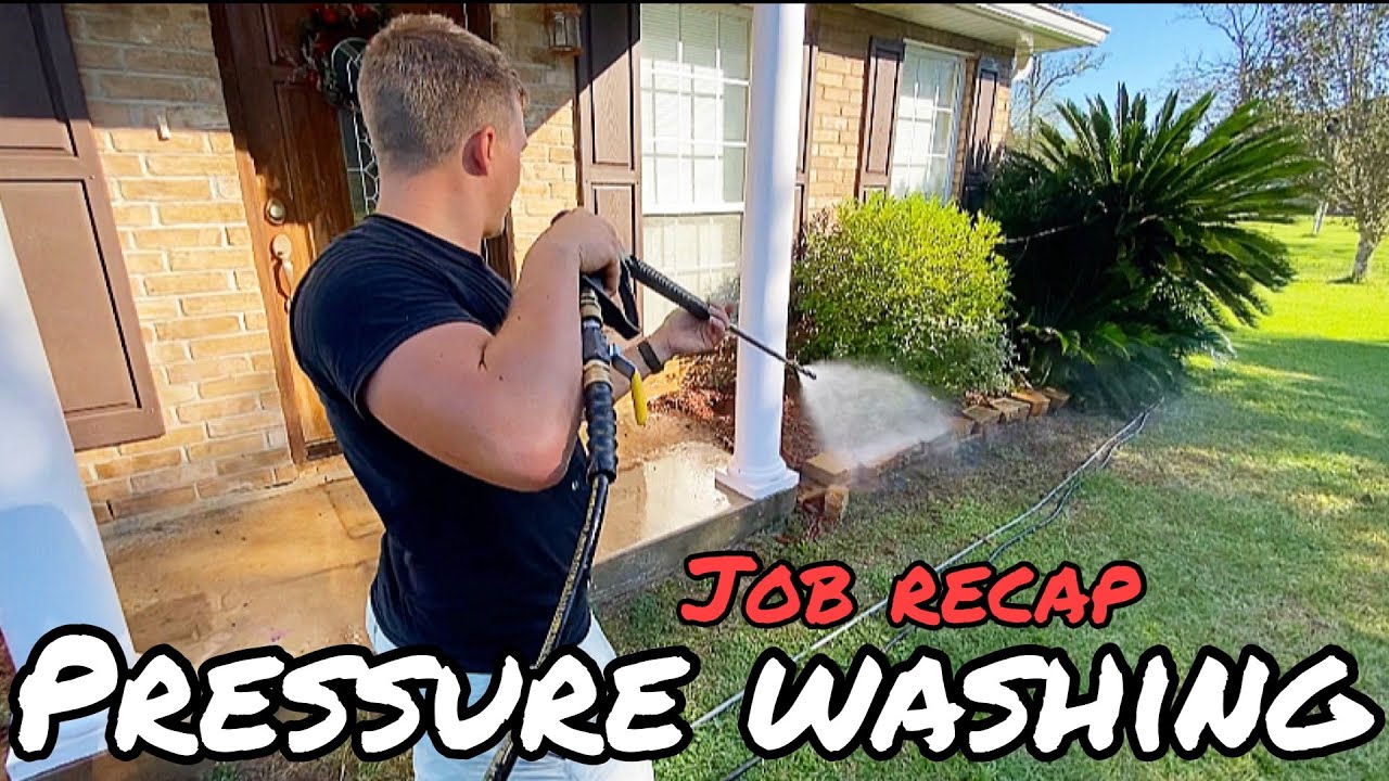 500 HOUSE PRESSURE WASH JOB RECAP YouTube