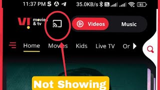 Vi Movies & Tv OTT App Fix Screen Cast Not showing Problem Solve screenshot 4