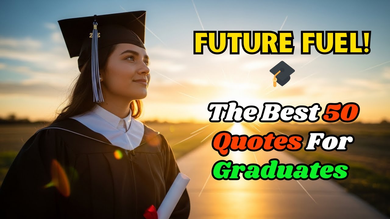 DON'T Start Your Future Without Hearing THIS! 🔥 Top 50 Graduation Quotes for 2025