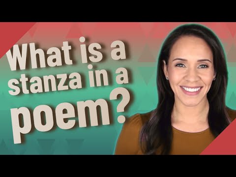 Video: Ce strofă este poemul?