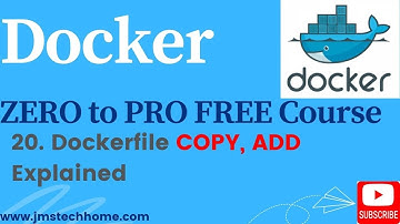 20. Dockerfile Instructions COPY ADD Explained | Docker Zero to Pro: The Ultimate Free Course
