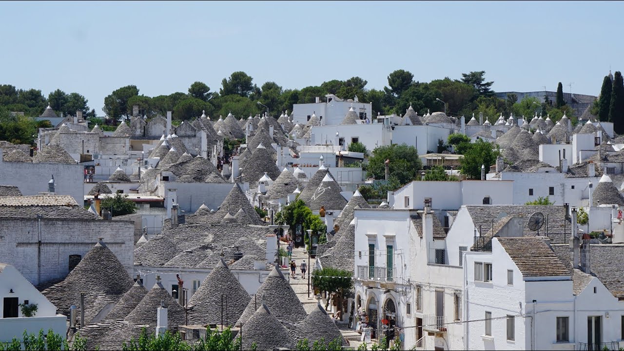 南イタリア4 世界遺産アルベロベッロのトゥルッリ Youtube