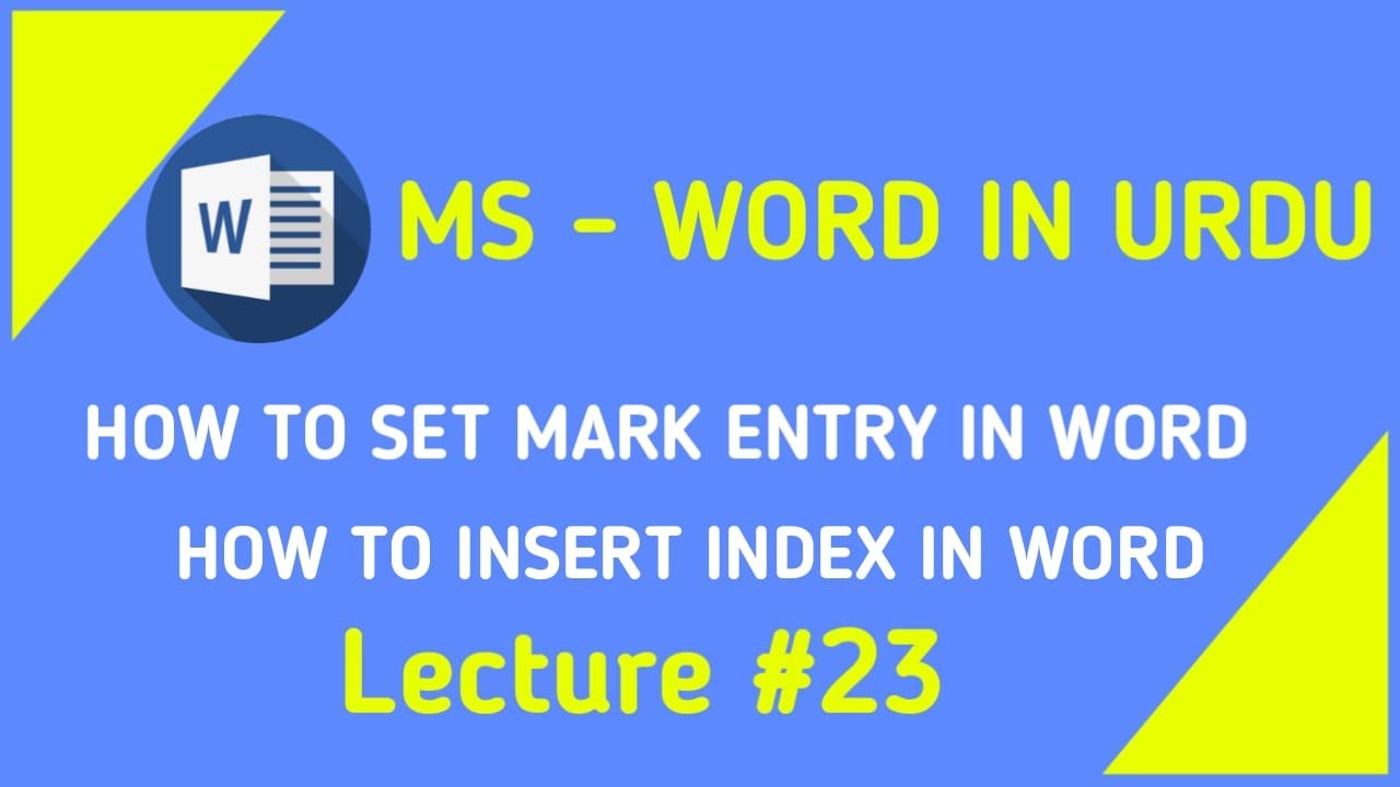 How To Set Insert Index In MS Word How To Set Mark Entry In MS Word how-to-set-insert-index-in-ms-word-how-to-set-mark-entry-in-ms-word