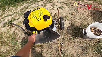 Crushing gold ore and  running the material on shaker table. Gold mining 101.
