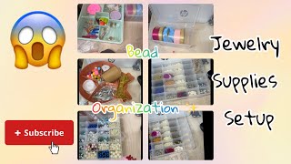 ✨ Organizing My Beads &amp; Jewelry Making Supplies | DIY Craft Storage Ideas