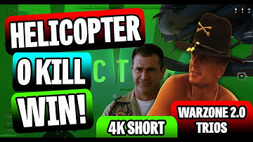 Helicopter Zero Kill Win | Unlimited Revive Pistol Glitch in WARZONE 2.0! | 4K Short