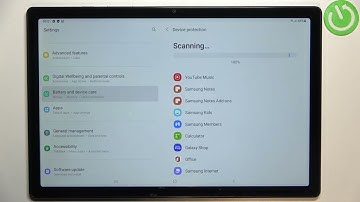 SAMSUNG Galaxy Tab A8 2021 - How To Scan For Viruses