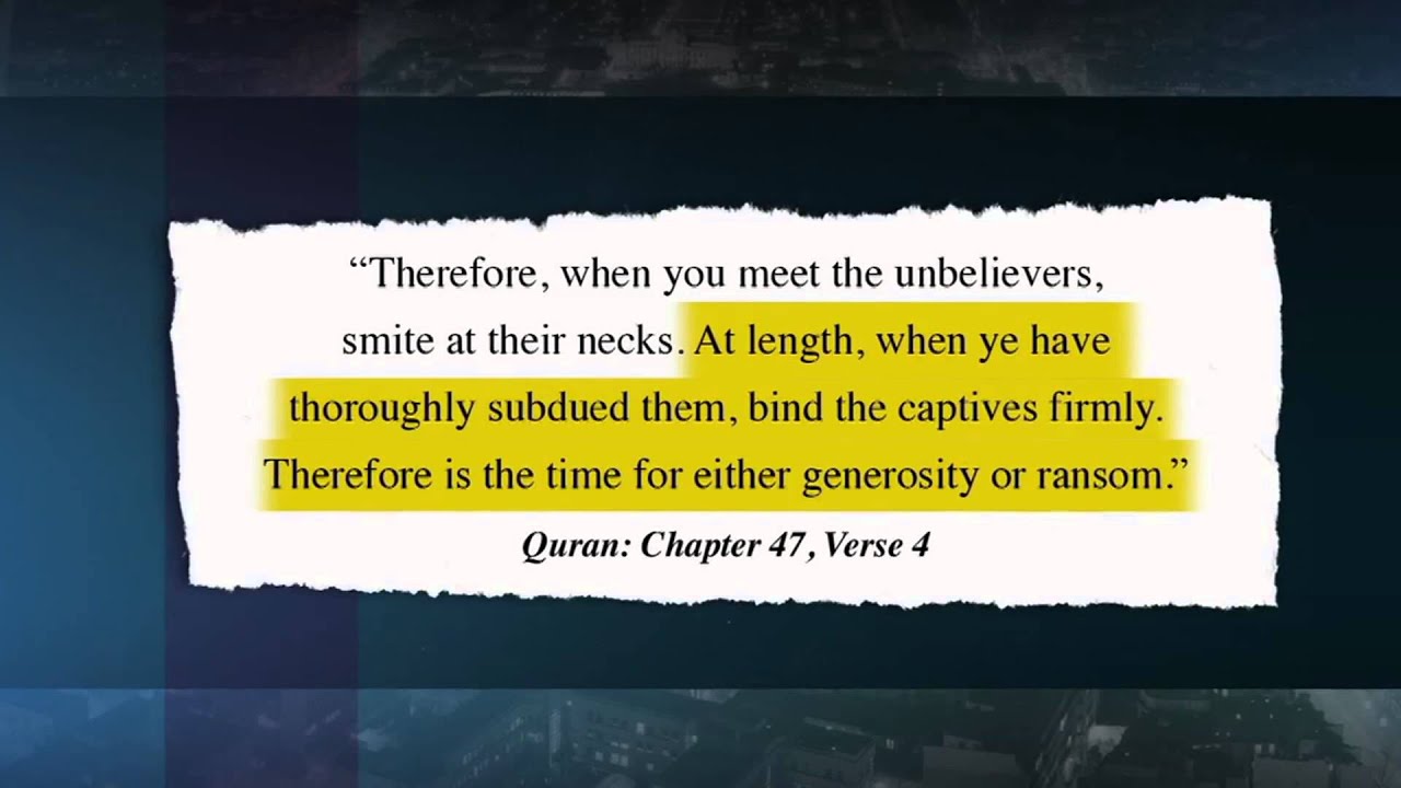 Islamic State uses only half of a Quran verse to justify ...