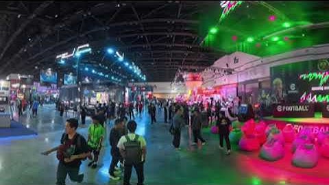 (4K 360 degree video) gamescom asia x Thailand Game Show 2025 - Virtual Tour