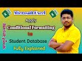 Apply Conditional Formatting to Database in Excel || MS Excel Bengali Tutorial
