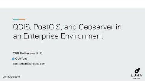 QGIS, PostGIS, and Geoserver in an Enterprise Environment