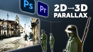 How to turn 2D photo into 3D parallax | Photoshop + Premiere Pro tutorial