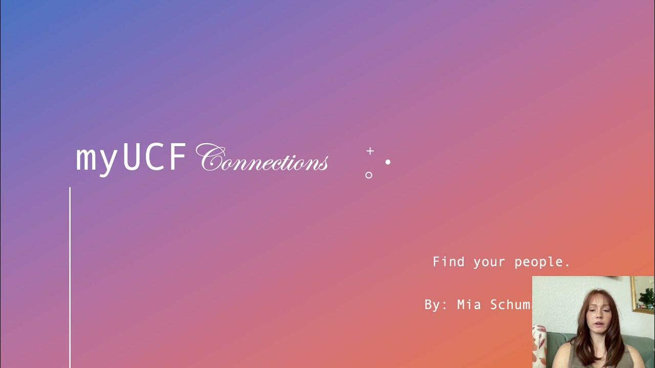 MyUCF connections YouTube