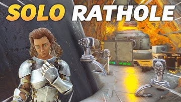 SOLO Claiming A Hidden Rathole Base Location DAY 1 In ARK