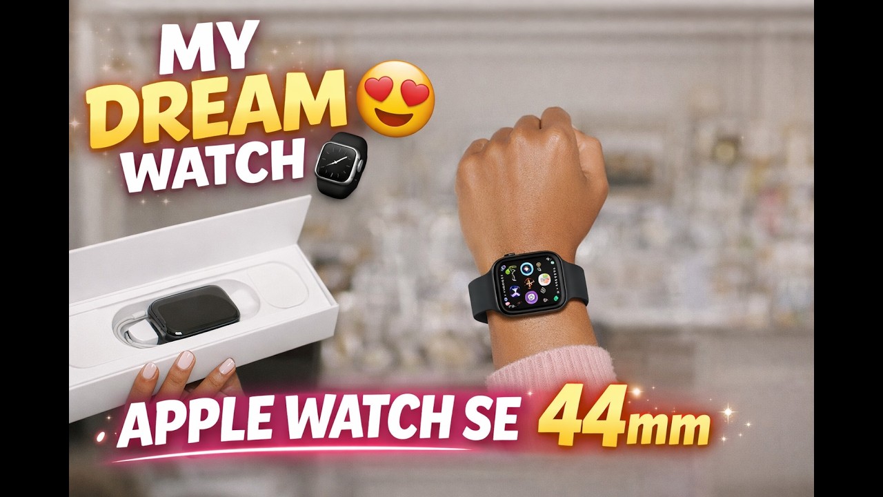 Unboxing My Dream Watch ? Apple Watch SE 44mm + Setup & First 