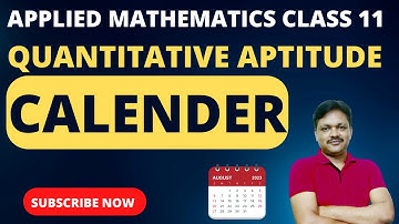 Calender | Quantitative Aptitude | Chapter-3  | Ex 3.3 M L Bhargava | Applied Maths Class 11