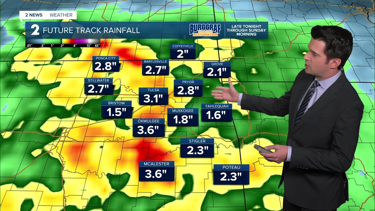 Wet and cool weather on the way - YouTube
