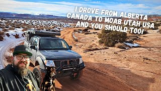 Driving to Moab in my Yucca Pac Camper In January - EPIC SOLO ADVENTURE - We had moab to ourselves!