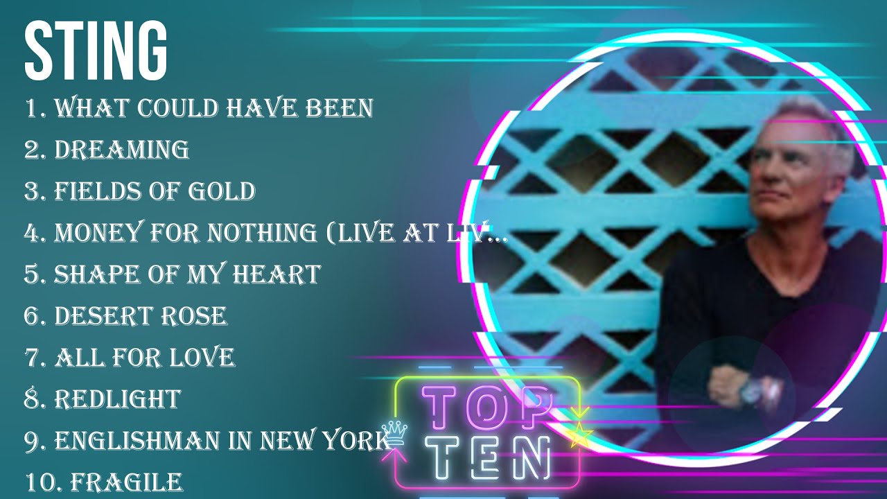 Top 10 songs Sting 2025 Best Sting playlist 2025 YouTube