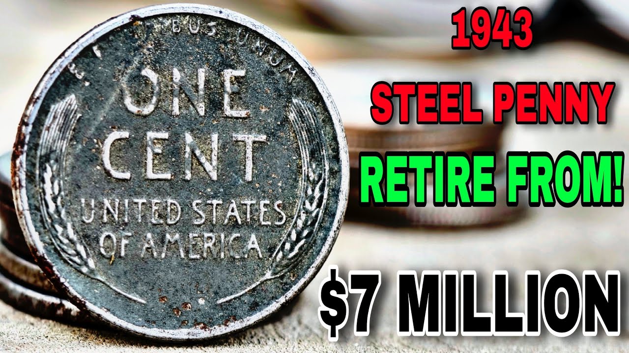 Сколько сегодня стоит стальной пенни 1943 года? Эти стальные пшеничные пенни могут оказаться у ва...