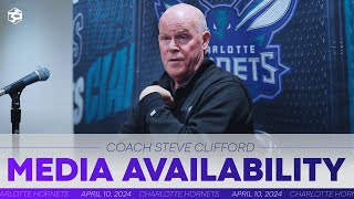 Hornets vs Hawks: Coach Clifford Postgame Media Availability | 4/10/2024