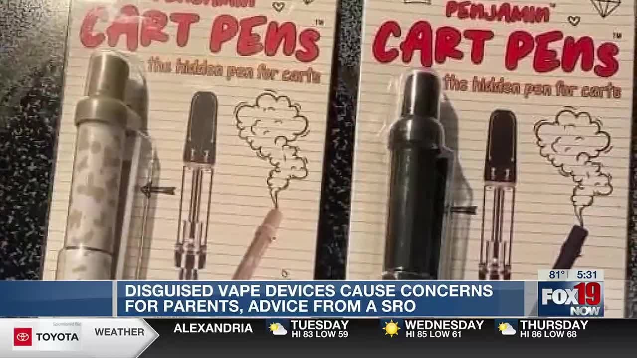 Disguised vape devices finding way into schools